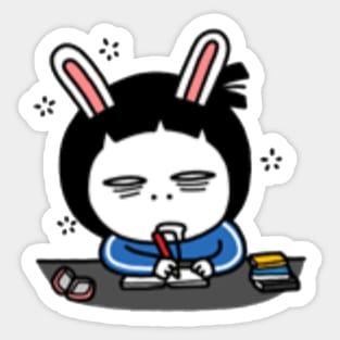 The Hard Life by Hozo - KakaoTalk Friend (Studying) Sticker